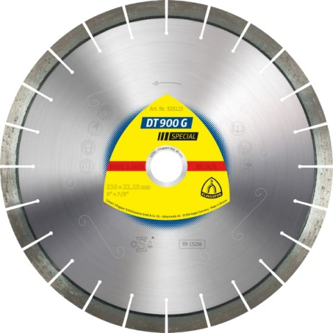 Discuri diamantate pentru polizoare unghiulare - Disc diamantat DT 900 G diam. 115x2,5x22,23 pentru granit