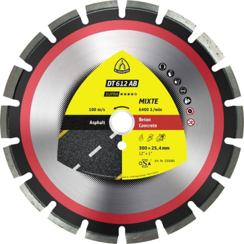 Discuri diamantate mari - Disc diamantat mare DT 612 AB Supra