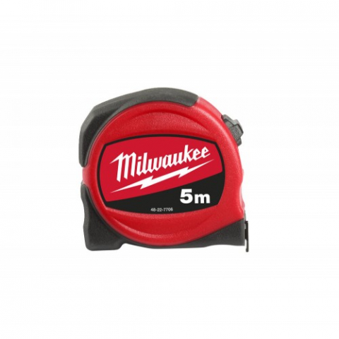 Accesorii scule electrice - Ruleta Milwaukee Slimline, 5m, 25mm (48227706)