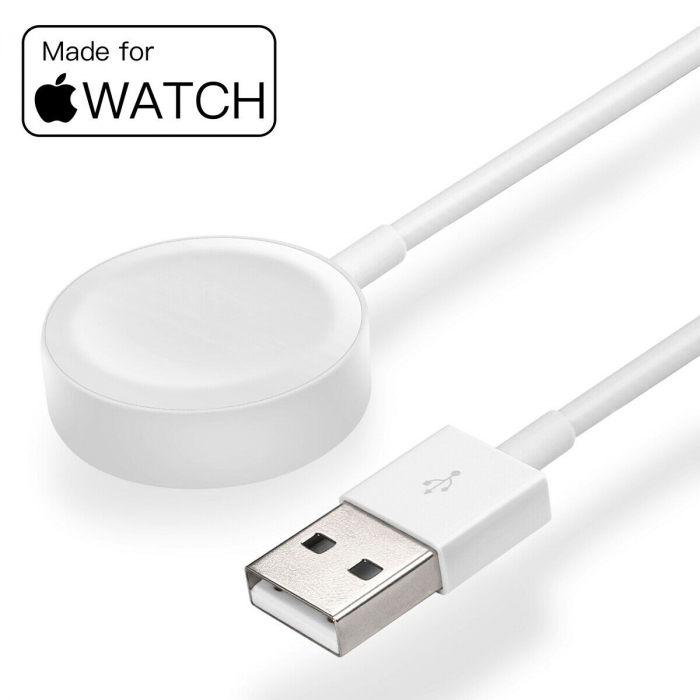 Cablu de incarcare pentru Apple Watch magnetic, TIENTEN, fast Charger, incarcare magnetica, USB, 2W, 1m [2]