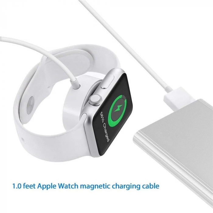 Cablu de incarcare pentru Apple Watch magnetic, TIENTEN, fast Charger, incarcare magnetica, USB, 2W, 1m [8]