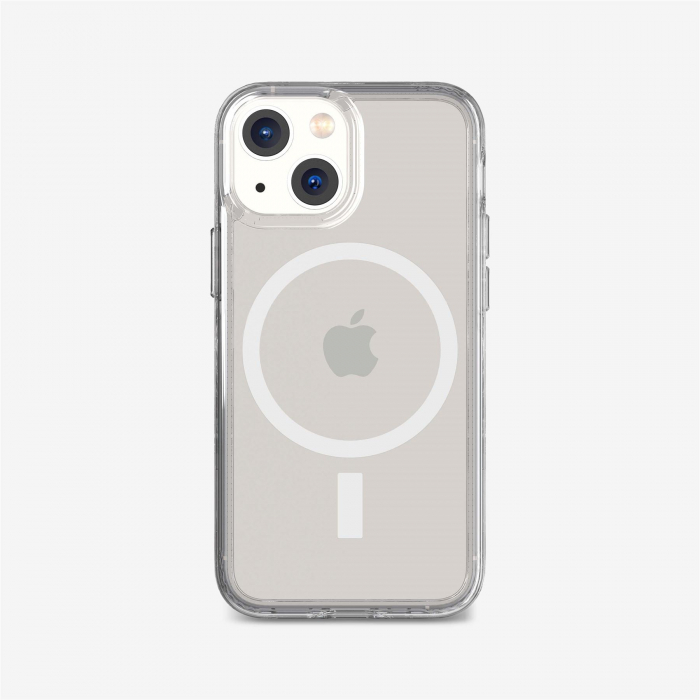 Husa de protectie transparenta, TIENTEN, pentru iPhone 13 Mini, compatibila cu tehnologia de incarcare wireless MagSafe [2]