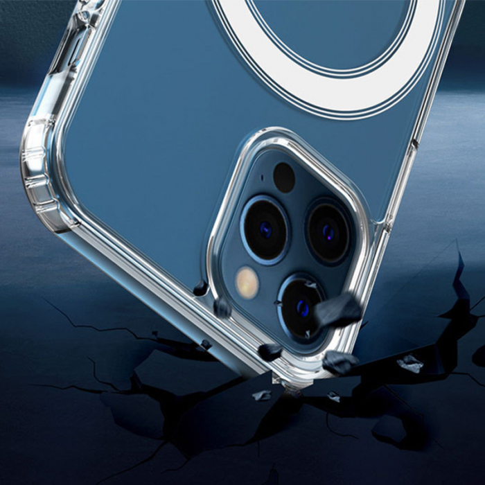 Husa de protectie transparenta MagSafe, TIENTEN, pentru iPhone 11 Pro [4]