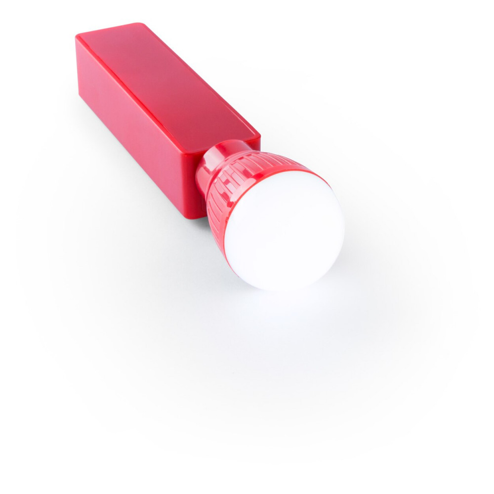 Lampa led USB in forma de bec, TIENTEN, portabila, alimentare USB-A, rosu [2]