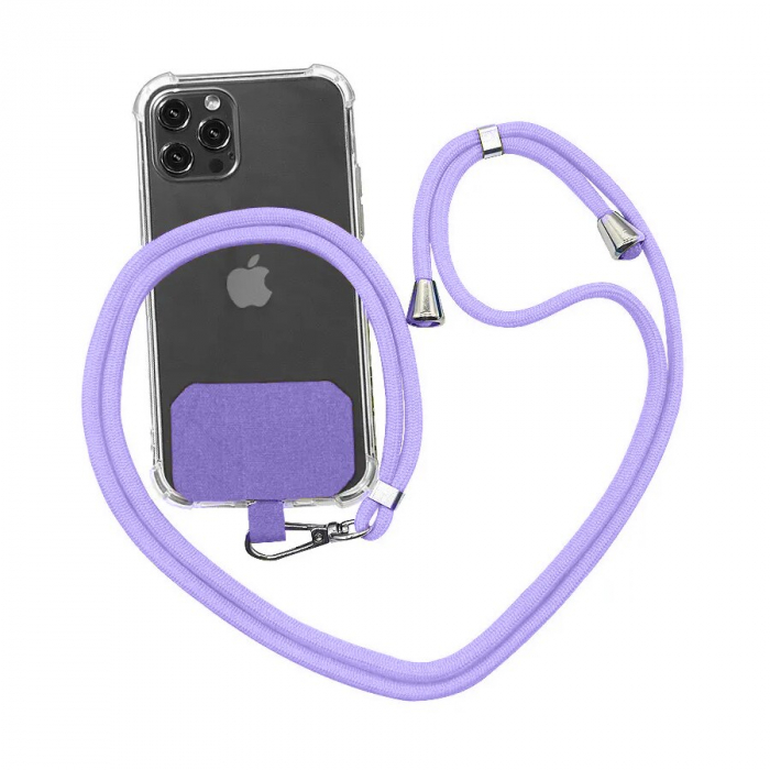 Snur/curea pentru telefon sau tableta, TIENTEN, universal, reglabil, mov [2]