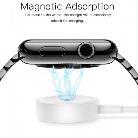 Cablu de incarcare pentru Apple Watch magnetic, TIENTEN, fast Charger, incarcare magnetica, USB, 2W, 1m [4]
