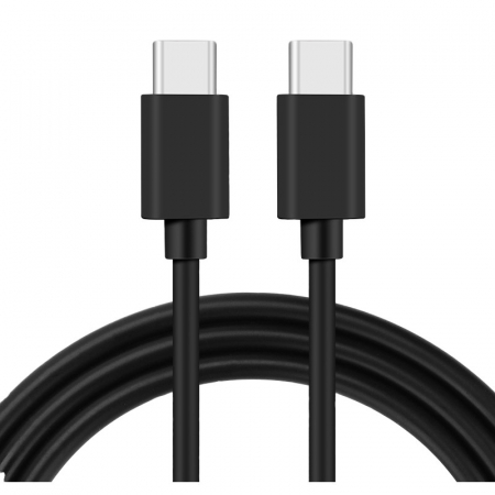 Cabluri de date - Cablu de incarcare si transfer de date USB-C la USB-C, Fast Charging, 5V, 3A, 2m, negru, TIENTEN