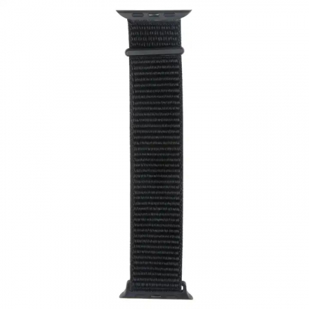 Curea nylon pentru Apple Watch, marime display: 38mm / 40mm / 41mm, model TT01, negru [1]