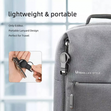 Incarcator portabil pentru Apple Watch, fast charger, incarcare magnetica, USB, 2W, Negru [1]