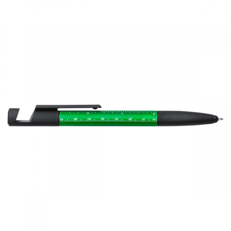 Pen / Pix multifunctional 7 in 1, pentru telefon, tableta sau alte ecrane tactile, verde [3]