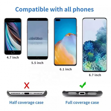 Snur/curea pentru telefon sau tableta, TIENTEN, universal, reglabil, albastru [2]
