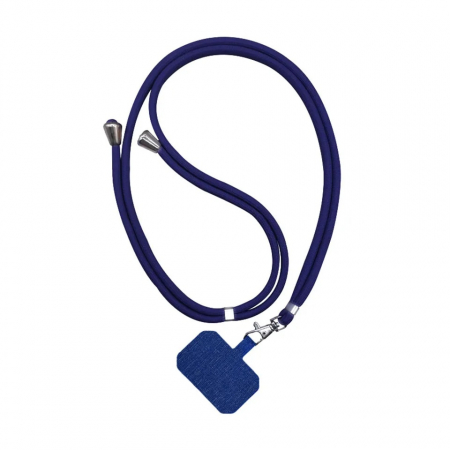 Alte accesorii telefoane - Snur/curea pentru telefon sau tableta, TIENTEN, universal, reglabil, albastru inchis
