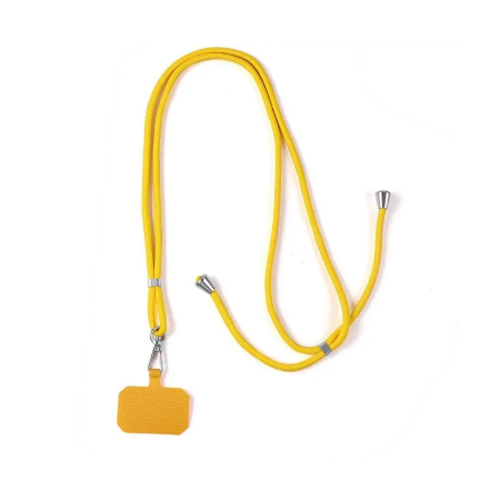 Snur/curea pentru telefon sau tableta, TIENTEN, universal, reglabil, galben [1]
