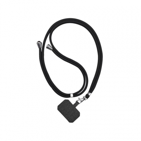 Accesorii Telefoane Mobile - Snur/curea pentru telefon sau tableta, TIENTEN, Universal, reglabil, negru