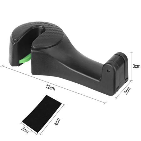 Suport auto universal pentru telefon, TIENTEN, cu prindere de tetiera, reglabil, negru [1]