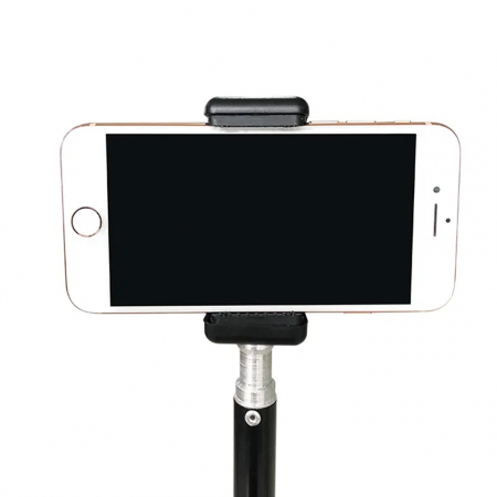 Suport telefon mobil cu doua filete 1/4 pentru atasare pe trepied / monopied, TIENTEN, universal, negru [5]