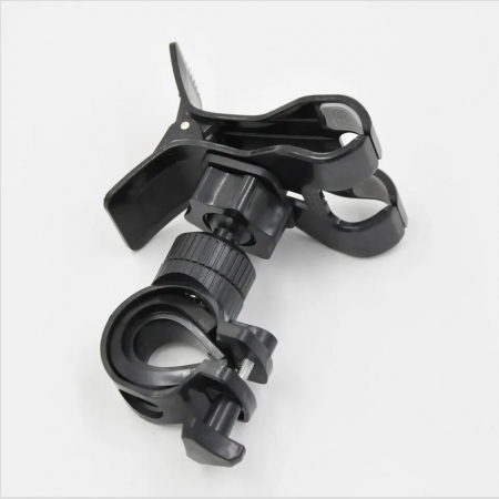Suport telefon pentru bicicleta, TIENTEN, reglare la 360, brat cu clema puternic, negru [3]