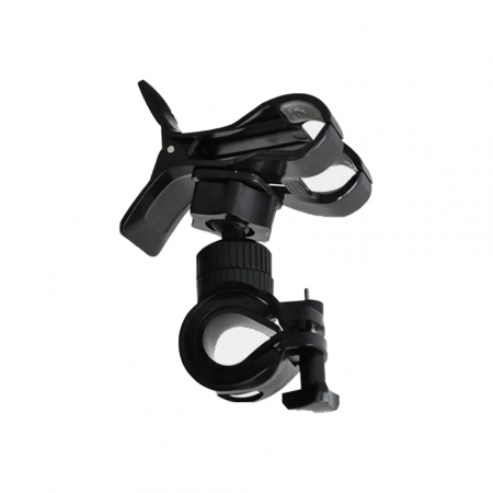 Accesorii auto exterioare & interioare - Suport telefon pentru bicicleta, TIENTEN, reglare la 360, brat cu clema puternic, negru