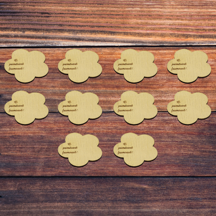 Blank lemn pentru magnet 8 martie- O primavara frumoasa (cerc, inima, fluture, romb, trifoi, floare, ovel, dreptunghi) [7]