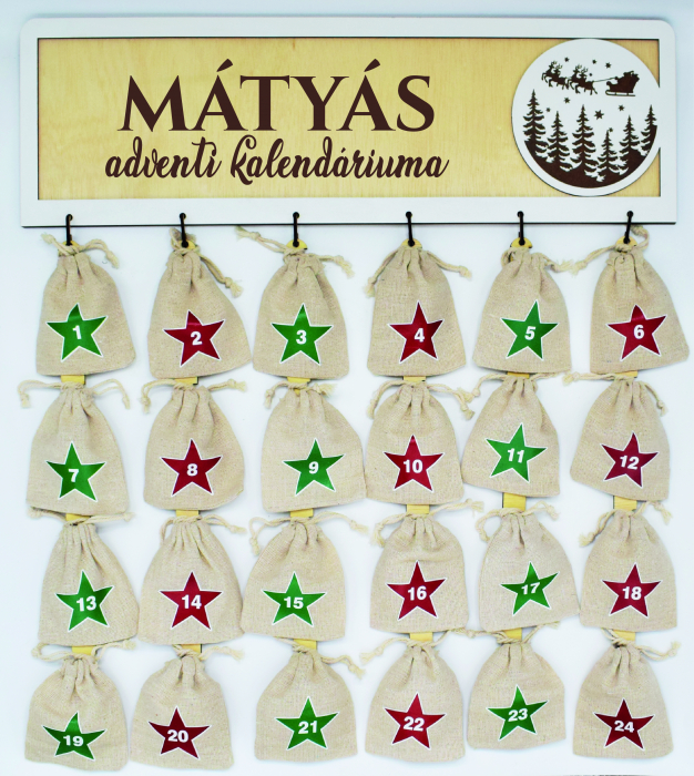 Calendar advent din lemn personalizabil [1]