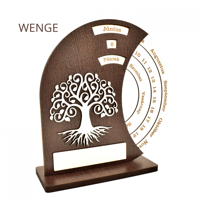 Calendar perpetuu personalizabil din lemn- model2 [4]