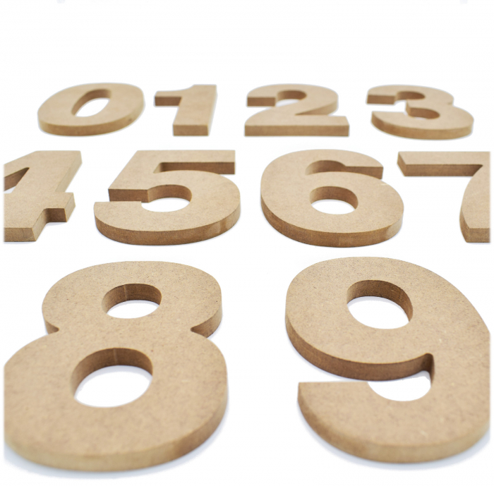 Cifre MDF 10 cm - [3]