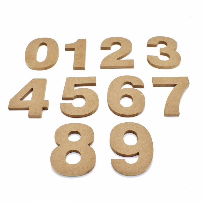 Cifre MDF 10 cm - [2]