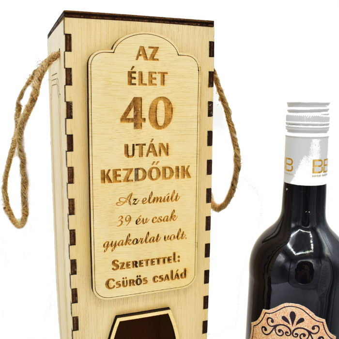 cutie-pentru-vin-cu-text-gravat-az-elet-40-utan-kezdodik [3]