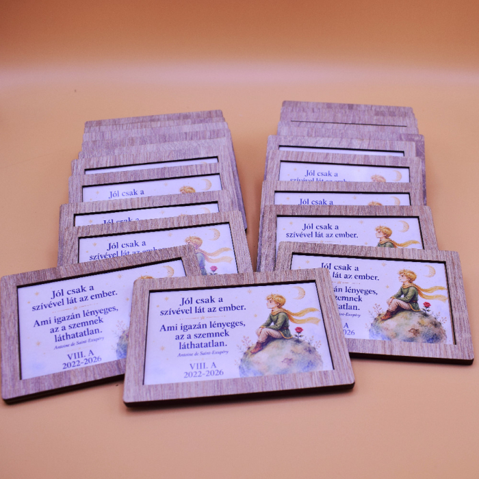 Magnet frigider personalizat- cadou absolvire Micul print [2]