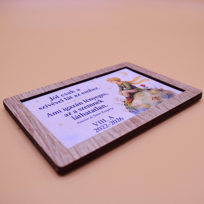 Magnet frigider personalizat- cadou absolvire Micul print [4]