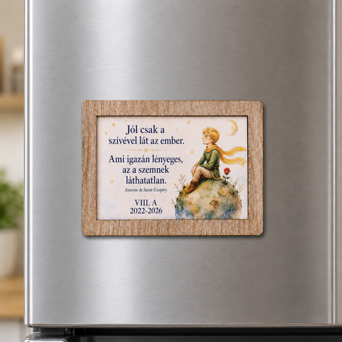 Magnet frigider personalizat- cadou absolvire Micul print [3]