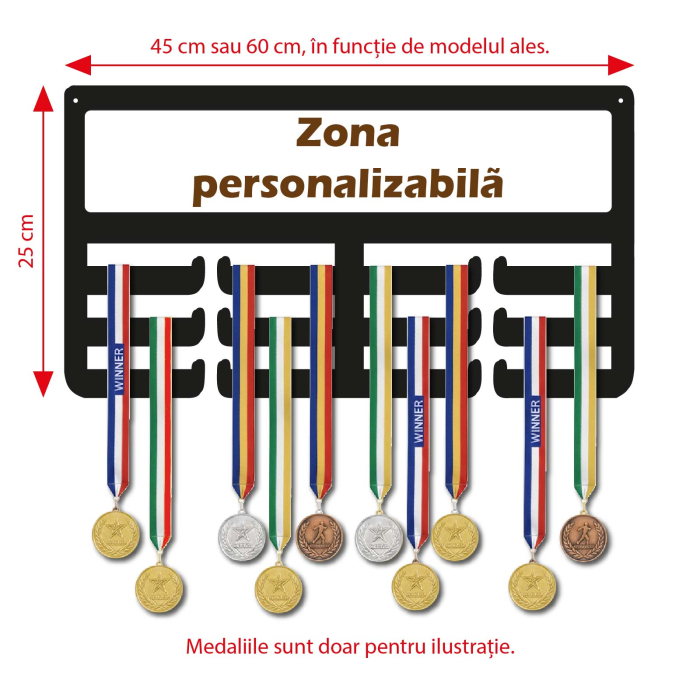 Suport personalizat pentru medalii- fotbal [7]