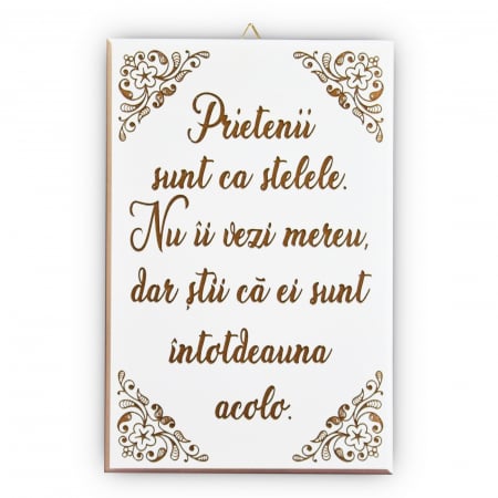 Tablouri gravate din lemn - tablou-lemn-cu-text-gravat-prietenii