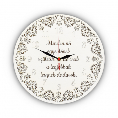 Ceasuri/Fali orak HU - ceas-de-perete-din-lemn-gravat-dadus