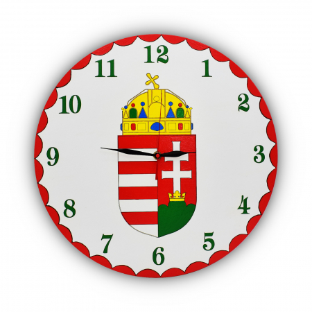 ceas-de-perete-din-lemn-gravat-si-pictat-manual-magyar cimer
