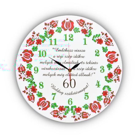 Ceasuri personalizate - ceas-de-perete-de-lemn-personalizat-szuletesnap