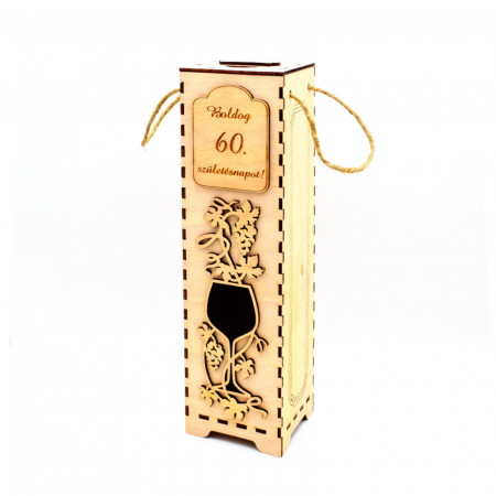 Cutii personalizate - cutie-pentru-vin-cu-text-gravat-boldog-60-szuletesnapot