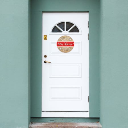 Decoratiune intrare usa Boldog Karacsonyt! [5]