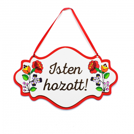 Tablouri gravate din lemn/ Gravirozott fali dekoraciok - Decoratiune-intrare-usa-personalizabila-Isten-hozott-kalocsai