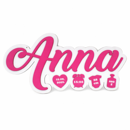 Camera copilului - litere decorative-nume-copii-cu-date-de-nastere