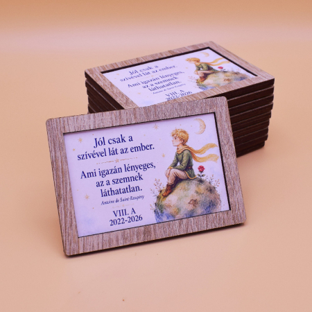 Magneti - Magnet frigider personalizat- cadou absolvire Micul print