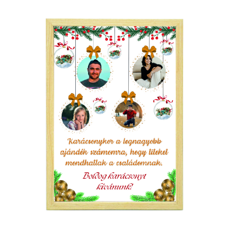 Rame foto personalizate - Rama-foto-personalizata-craciun-personalizat-familie