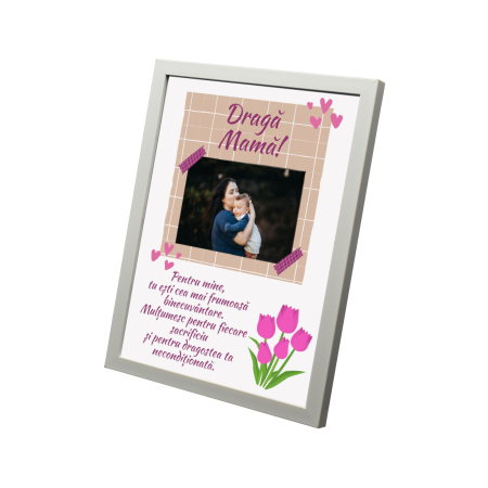 Rame foto personalizate - rama-foto-personalizata-cadou-draga-mama