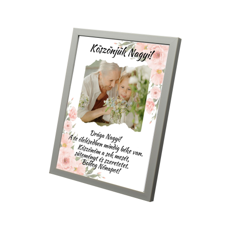 Rame foto personalizate - rama-foto-personalizata-cadou-koszonjuk-nagyi