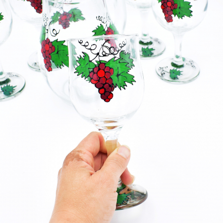set-pahare-și-carafă-pentru-vin-pictat-manual-struguri2 [1]