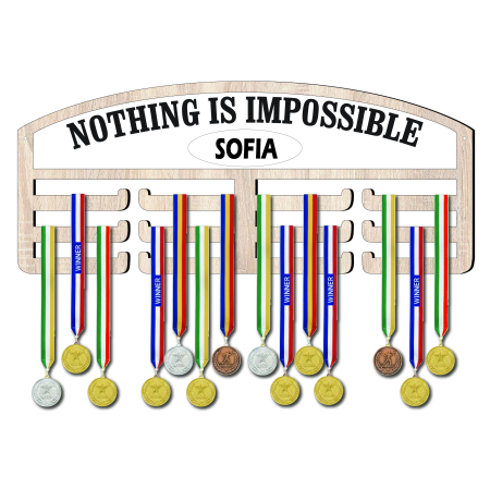Camera copilului - suport-pentru-medalii-din-lemn-nothing-is-impossible