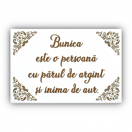 Tablouri gravate din lemn - tablou-lemn-cu-text-gravat-bunica