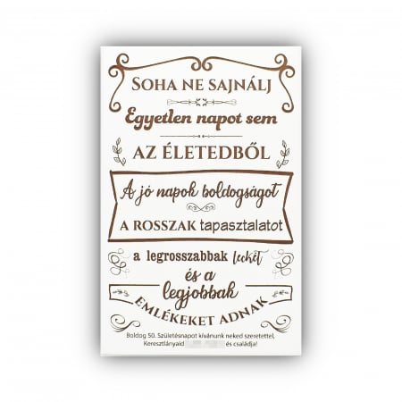 tablou-lemn-cu-text-gravat-soha-ne-sajnalj-egyetlen-napot-sem
