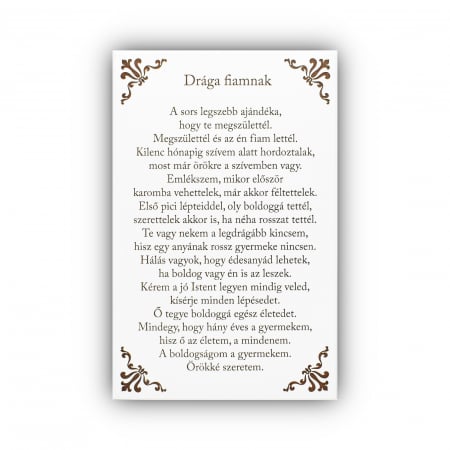 Tablouri gravate din lemn/ Gravirozott fali dekoraciok - tablou-lemn-cu-text-gravat-draga-fiamnak-lanyomnak