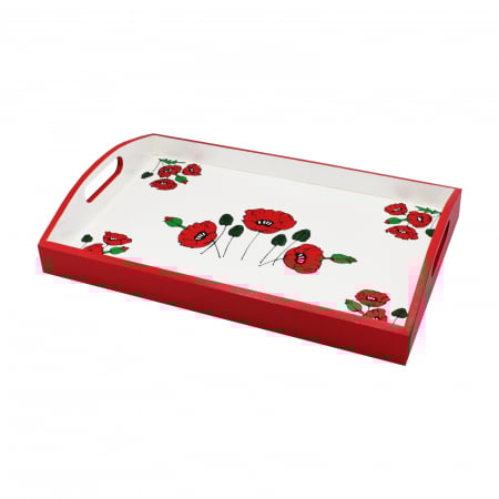 tava-lemn-pictata-manual-flori-de-maci